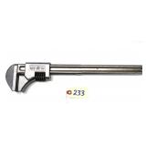 Diamond adj chrome finish 18"