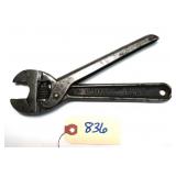 8IN Universal screw adjust nut wrench with