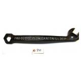 P & O CO DISC PLOW CANTON ILL 3637 20 1/2"