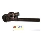 10IN Winchester pipe wrench with steel handle,