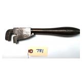 Early turn handle screw adjust pipe wrench with