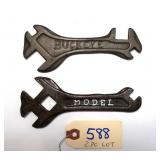 2 pc Lot Model-Shunk Plow Co. 1223 5 3/4" &