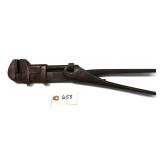 Wright Patent Combination nut & pipe wrench with