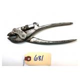 NACO screw adjust pliers Patent 1919 7 1/2"
