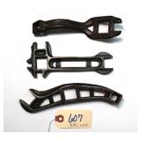 3 pc Lot Orphan wrenches: D 21, T & H XX7 &