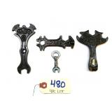 4 pc Lot New Departure (snare drum head wrench),