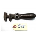 J. O. Lewis monkey wrench with steel handle 6"