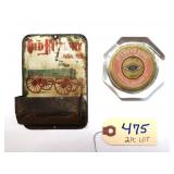 2 pc Lot Advertising: Old Hickory Wagons match
