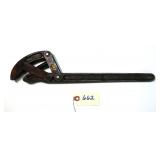 Hoe self adjust pipe wrench, Hoe Corporation