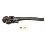 Franklin pipe wrench, Eaton, Cole & Burnham Co.