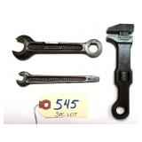 3 pc Lot "G & J" Gormully & Jeffery Mfg. Co.