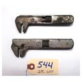 2 pc Lot "Victor" Bicycle Wrench Overman Wheel
