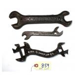 3 pc Lot Rock Island Plow Co.: Rock-Island Plow