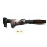 Webster combination nut, pipe wrench & pipe