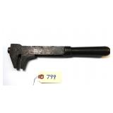 "Gates Bull" top screw adjust nut wrench, Lorain