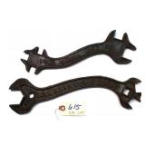 2 pc Lot Sterling Mfg. Co. Hero 319 13 1/2" &