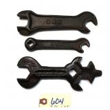 3 pc Lot Belcher & Taylor 5 7 1/2" & (2) Bickford