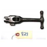 "T" handle screw adjust socket wrench, marked: