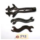 3 pc Lot Dowagiac F97A 5 1/2", 278 7" & Har