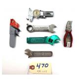 6 pc Lot Tool Related pocket lighters