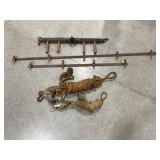 BARN PULLEY GUIDE RAILS, BARN ROPE AND PULLEYS