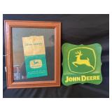 VINTAGE JOHN DEERE PARTS PAPER BAG IN 15 3/4" X