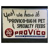 PROVICO FEEDS & CONCENTRATES METAL SELF FRAMED