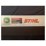 JOHN DEERE, HONDA, AND STIHL PLEXIGLASS LIGHT UP