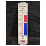 KG&E THE ELECTRIC COMPANY METAL THERMOMETER - 12