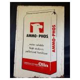OLIN AMMO-PHOS FERTILIZER METAL SELF FRAMED GREEN