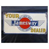 JAMESWAY LIVESTOCK EQUIPMENT DEALER GREEN BACK