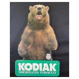 KODIAK TOBACCO METAL SIGN - 23 1/2" X 15"