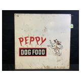 PEPPY DOG FOOD METAL SIGN - 24" X 24"