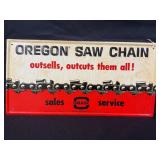 OREGON SAW CHAIN GREEN BACK METAL SELF FRAMED