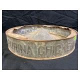 PURINA CHICKEN CHOWDER EMBOSSED GALVANIZED CHICKEN
