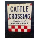 PURINA CATTLE CROSSING WITH REFLECTORS GREEN BACK