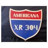 AMERICANA XR-304 GREEN BACK METAL FIELD SIGN BY