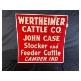 WERTHEIMER CATTLE CO. GROUND GLASS REFLECTIVE