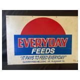 EVERYDAY FEEDS METAL SIGN - 36" X 24"