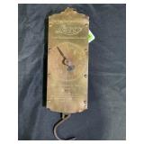 LARRO FEEDS BRASS HANGING SCALE
