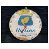 HY-LINE CHICKS 12" GLASS FRONT THERMOMETER
