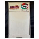 VITALITY NUTRINA FEEDS SELF FRAMED EMBOSSED METAL