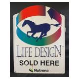 VITALITY NUTRENA FEEDS SELF FRAMED EMBOSSED METAL