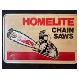 HOMELITE CHAIN SAWS SELF FRAMED METAL EMBOSSED