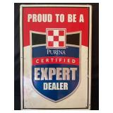 PURINA CERTIFIED EXPERT DEALER SELF FRAMED