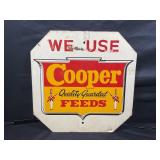 COOPER FEEDS DOUBLE SIDED STOP SIGN - 15" X 15"