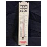 OREGON CHAINSAWS METAL THERMOMETER - 13" X 2 3/4"