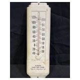 ALTMAN CASH FEED STORE METAL THERMOMETER - 9" X 2