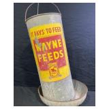 WAYNE FEEDS GALVANIZED CHICKEN FEEDER