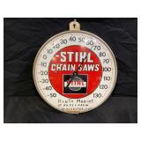 STIHL CHAINSAWS 12" GLASS FRONT THERMOMETER -